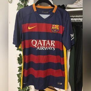 Authentic 2015 FC Barcelona Neymar Jr. #11 Home Jersey